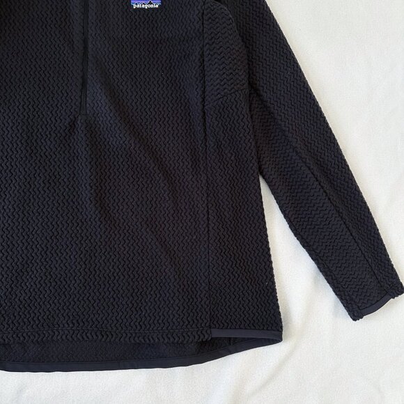 New Patagonia R1 Air 1/2 Zip Neck Women's L Black Pullover Fleece Jacket $130 - Picture 9 of 14